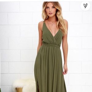 Lulus lost in paradise maxi dress. Size xs